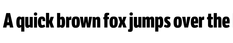 Preview of LFT Etica Compressed ExtraBold font