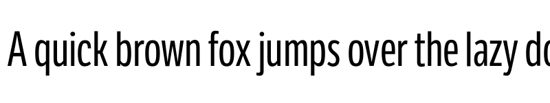 Preview of LFT Etica Compressed Regular font