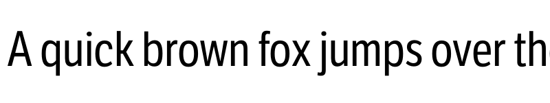 Preview of LFT Etica Condensed Regular font