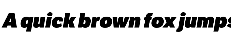 Preview of LFT Etica Display Heavy Italic font