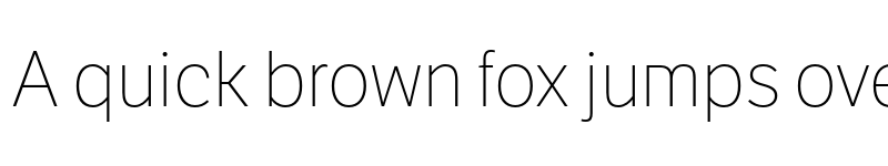 Preview of LFT Etica Display Thin font