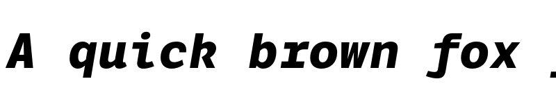 Preview of LFT Etica Mono Bold Italic font