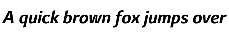 Preview of LG Smart Bold Italic font