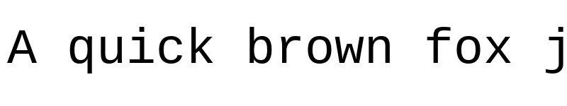 Preview of Liberation Mono Regular font