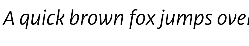 Preview of Libertad Book Italic font