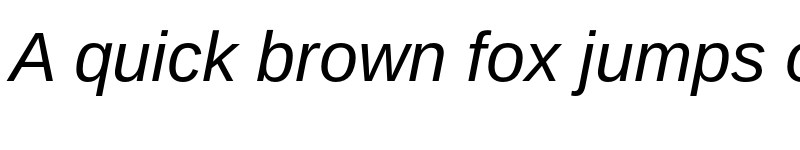 Preview of Libra Sans Modern Italic font