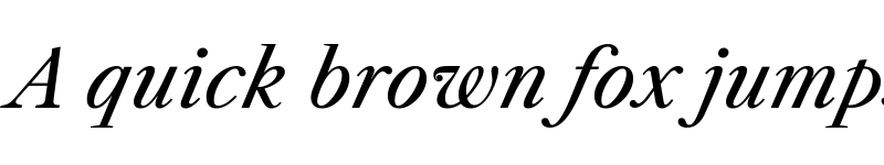 Preview of Libre Caslon Text Italic font