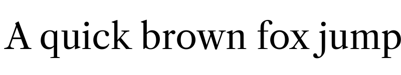 Preview of Libre Caslon Text Regular font