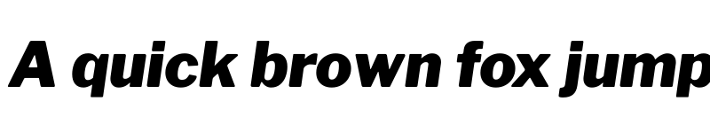 Preview of Libre Franklin Black Italic font