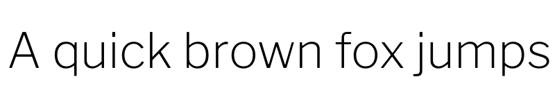 Preview of Libre Franklin ExtraLight font