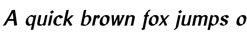 Preview of Libris ADF Std Bold Italic font