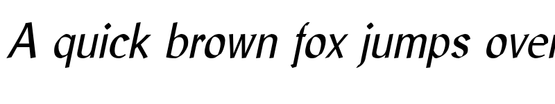 Preview of Libris ADF Std Italic font