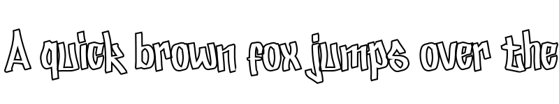 Preview of Lickos Graffiti Personal Use Outline font