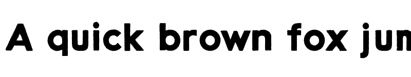 Preview of Lietz Block Demo Bold font