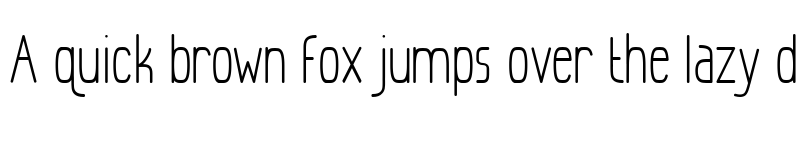 Preview of Lightly Awkward Regular font
