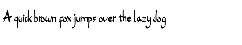 Preview of Lightsky Hand Regular font