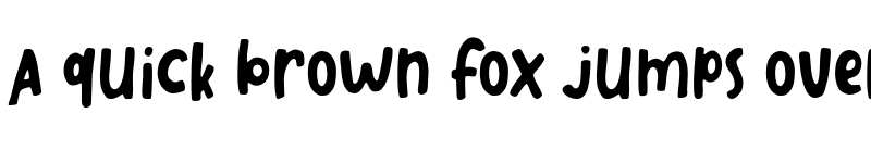 Preview of Like Snacking Regular font