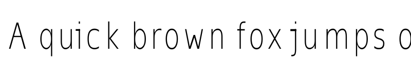 Preview of Lilongue Sans Display Thin font