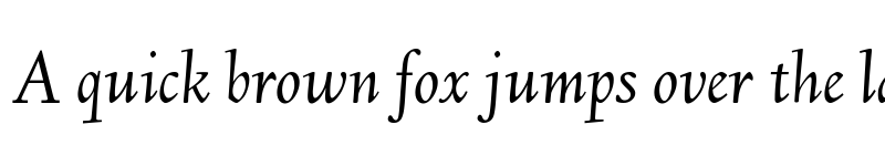 Preview of Linden Hill Italic font