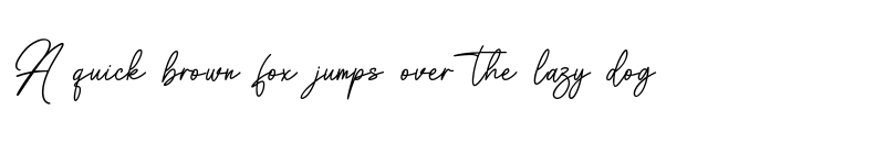 Preview of Line Signature Regular font