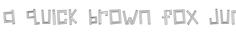 Preview of Linear Regular font