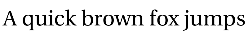 Preview of Lingua Franca Regular font