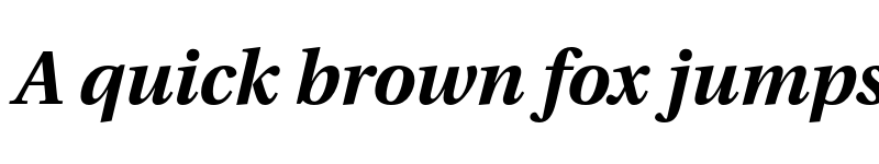 Preview of Linguistics Pro Bold Italic font