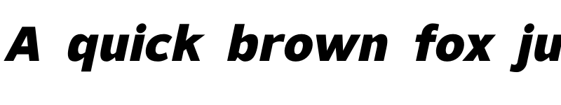 Preview of Linked Now Extrabold Italic font