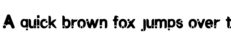 Preview of Linked Regular font