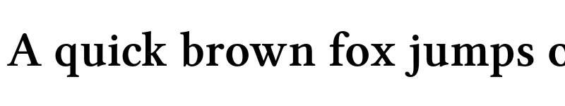 Preview of Linux Libertine O Semibold font