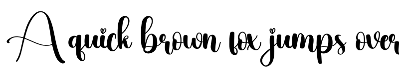 Preview of Lips Regular font