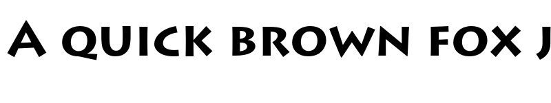 Preview of Lithos Pro Bold font