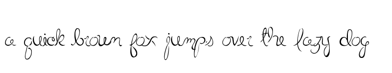 Preview of Little Bliss Regular font