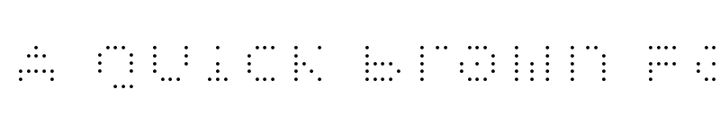 Preview of Littlebit Dotty Small font