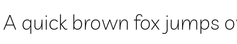 Preview of Livvic ExtraLight font