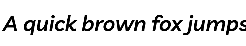 Preview of Livvic SemiBold Italic font