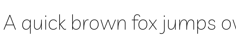 Preview of Livvic Thin font