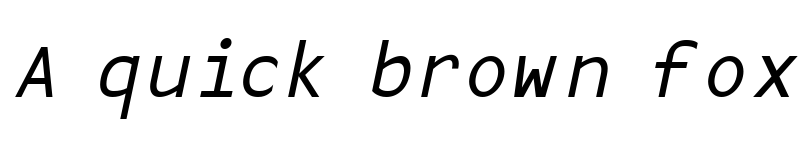 Preview of LJDS Sans Italic font