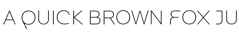 Preview of Locator Display UltraLight font