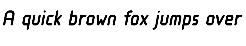 Preview of Loja Italic font