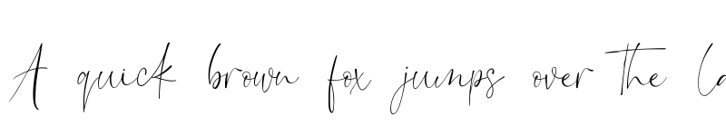 Preview of London Signature Regular font