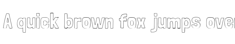 Preview of Londrina Outline Regular font