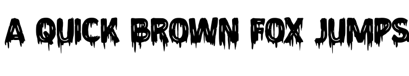 Preview of Lonesome Zombies Regular font