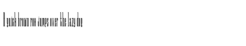 Preview of Long Rider Alternative font