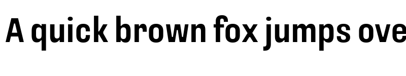 Preview of Loos Compressed Medium font