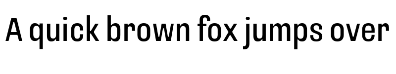 Preview of Loos Compressed Regular font