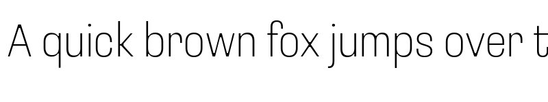 Preview of Loos Condensed Extra Light font