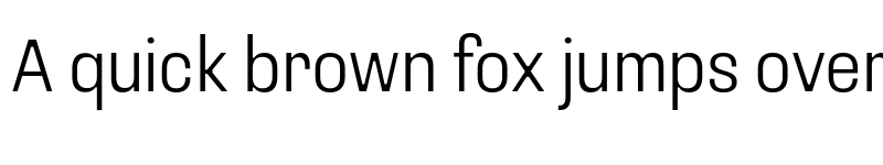 Preview of Loos Condensed Light font