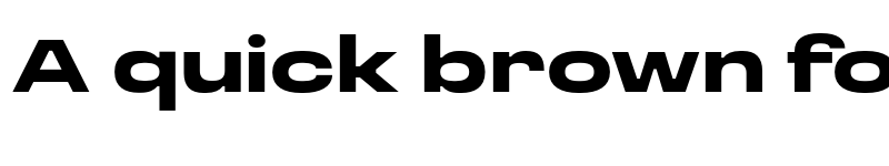 Preview of Loos Extended Black font