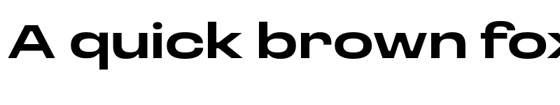 Preview of Loos Extended Bold font